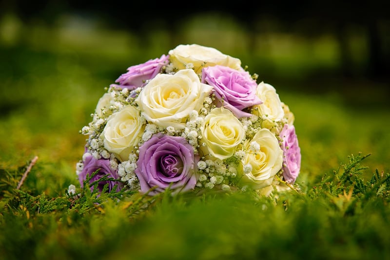 Color Blocking Floral Arrangement